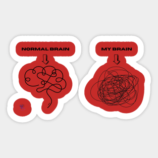 My Brain Sticker